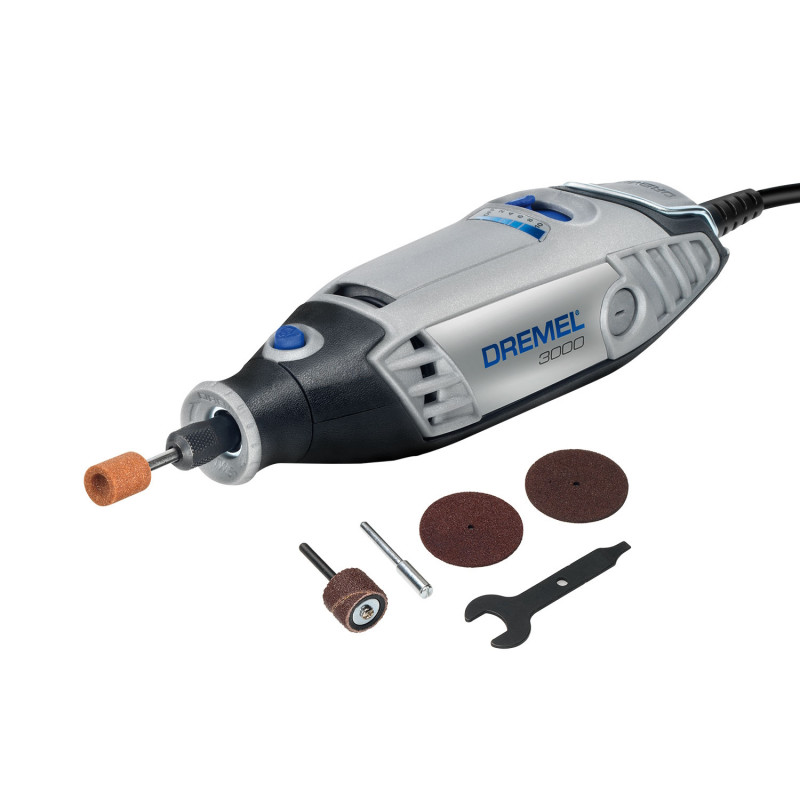 Aparat de slefuire Dremel F 013 300 0JC, 130 W, 10000-33000 rpm, Diametru 0.8-3.2 mm, Argintiu