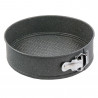 Forma de copt cu fund detasabil Voltz V51223GB26, 26 cm, Otel carbon, Acoperire antiaderenta, Gri