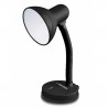 Lampa de birou Esperanza ELD109K, 12W, Е27, Brat flexibil, Negru