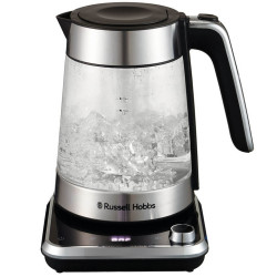 Cana electricа Russell Hobbs Attentiv 26200-70, 3000W, 1,7 l, Infuzor, Control temperatura, Timer, Inox/Negru