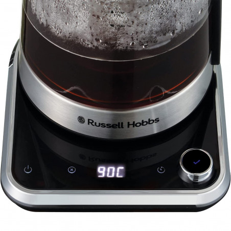Cana electricа Russell Hobbs Attentiv 26200-70, 3000W, 1,7 l, Infuzor, Control temperatura, Timer, Inox/Negru