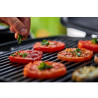 Gratar electric Weber Q1400 WB 52020079, 2200 W, 43x32 cm, Carcasa aluminiu turnat, Tava grasimi, Gri