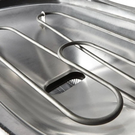 Gratar electric Weber Q1400 WB 52020079, 2200 W, 43x32 cm, Carcasa aluminiu turnat, Tava grasimi, Gri