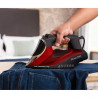 Russell Hobbs One Temperature Iron 25090-56, 2600 W, Placă ceramică, O temperatură optimă, Autocurățare, 0.35 l, Roșu/negru