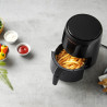 Friteuza cu aer cald AirFryer Russell Hobbs SatisFry 26500-56, 1100 W, 1.8 L, Timer, Touch Screen, Reglare temperatura, Negru