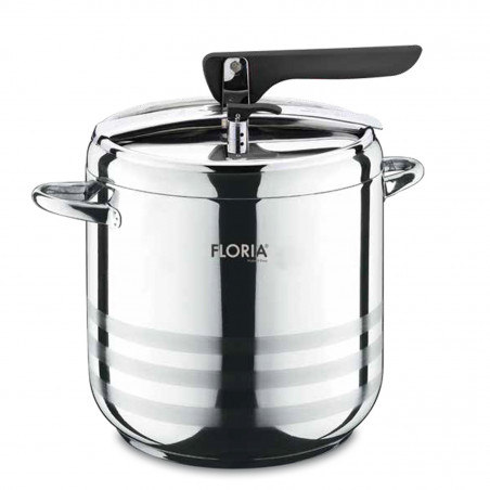 Set 2 oale sub presiune Floria ZLN0676, Otel inoxidabil, 5L/7L, Inductie, Inox