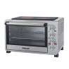 Cuptor electric cu plita ceramica Finlux FCO-42SRL, 42 L, Functionare concomitenta cuptor si plita, Rotisor, Inox
