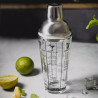 Shaker cocktail Klausberg KB 7647, Sticla, 400 ml, Transparent