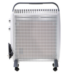 Convector podea Adler AD 7750, 2000W, 2 trepte, Termostat regabil, IP24, Protectie, Alb/Gri