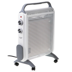 Convector podea Adler AD 7750, 2000W, 2 trepte, Termostat regabil, IP24, Protectie, Alb/Gri