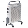 Convector podea Adler AD 7750, 2000W, 2 trepte, Termostat regabil, IP24, Protectie, Alb/Gri