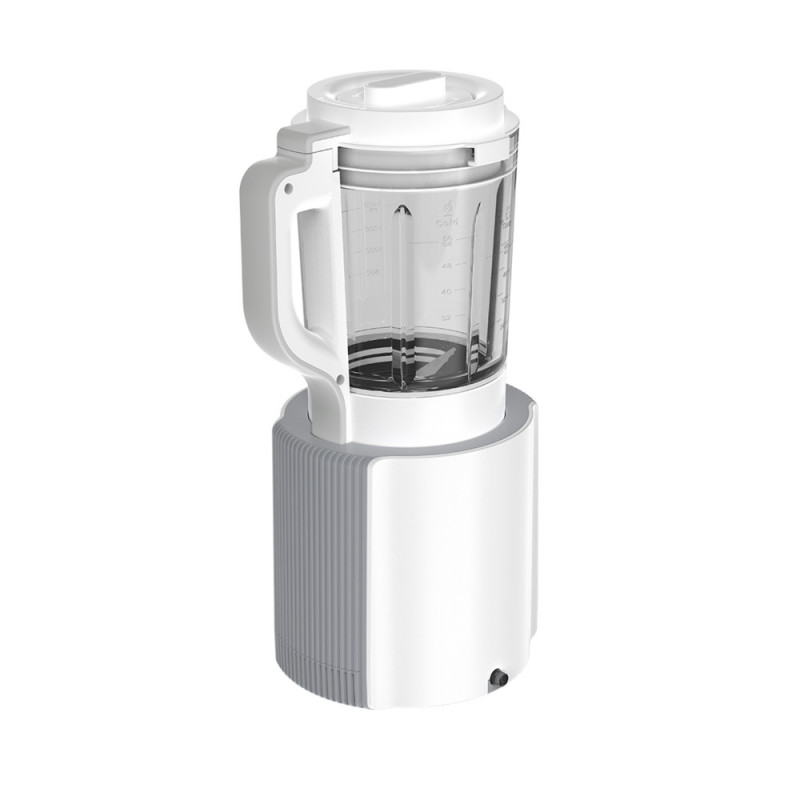 Blender AENO ATB0001, 800W, 1.75L, 9 viteze, Zdrobire gheata, Cana sticla, 8 programe, Alb