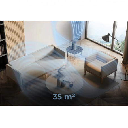 Purificatoare de aer AENO AAP0004, Pana la 35 m2,  Filtru HEPA 13 si Carbon activ, UV lampa, Ionizator, Alb