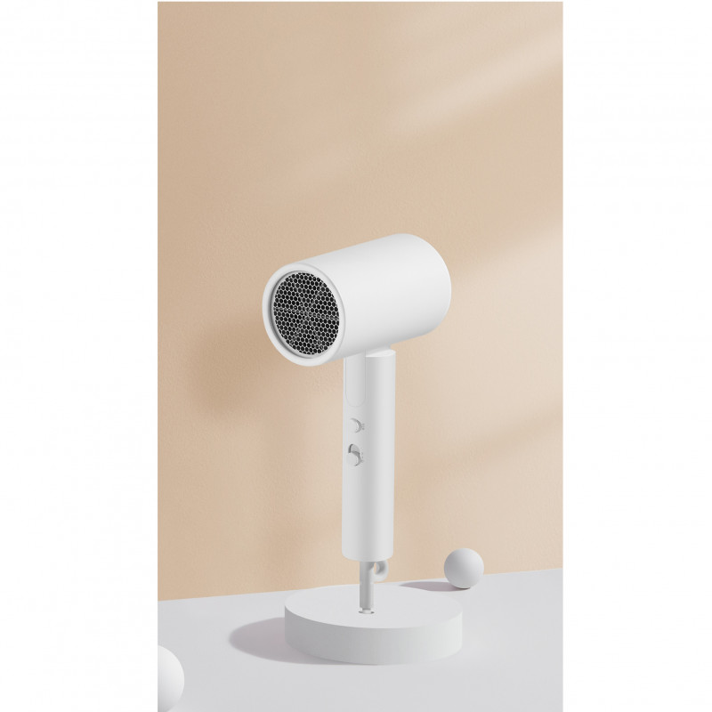 Uscator de par Xiaomi Compact Hair Dryer H101, 1600 W, Ionizare, 2 setari de temperatura, Cool Shot, Alb