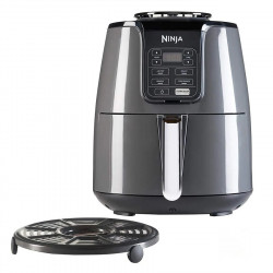 Friteuza cu aer cald NINJA AF100EU, 1550W, 3.8L, 4 functii, fara BPA, Negru/gri