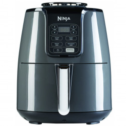 Friteuza cu aer cald NINJA AF100EU, 1550W, 3.8L, 4 functii, fara BPA, Negru/gri