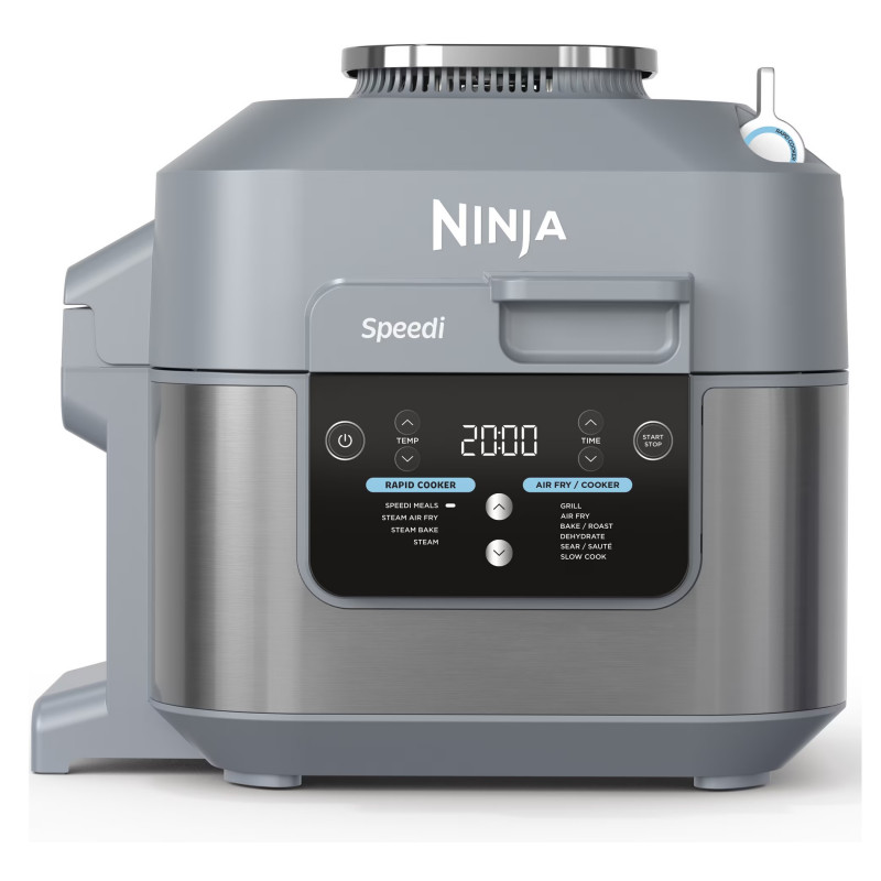 Multicooker sub presiune NINJA ON400EU, 1760W, 5.7L, Speedi Meals, 10 programe, Gri