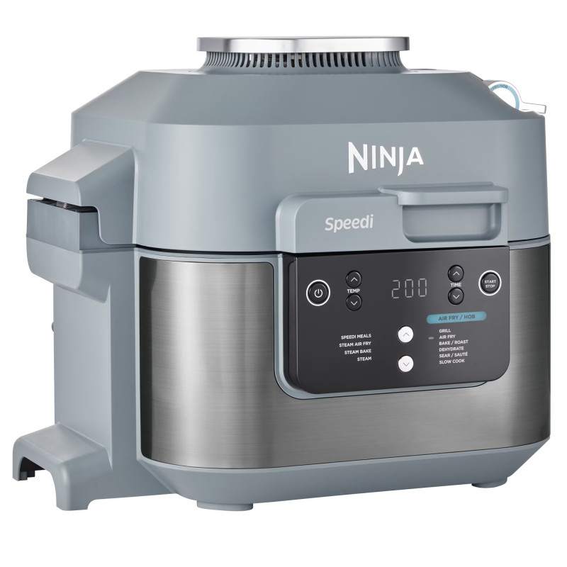 Multicooker sub presiune NINJA ON400EU, 1760W, 5.7L, Speedi Meals, 10 programe, Gri