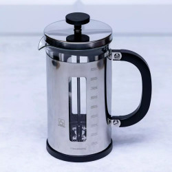 Infuzor pentru ceai/cafea Klausberg KB 7703, 1 L, Sticla, Scala de masurare, Inox