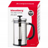 Infuzor pentru ceai/cafea Klausberg KB 7703, 1 L, Sticla, Scala de masurare, Inox