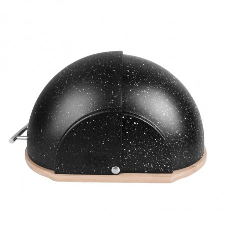 Cutie pentru paine cu placa de taiere Bohmann BH 7258B, 37x26x22 cm, Negru