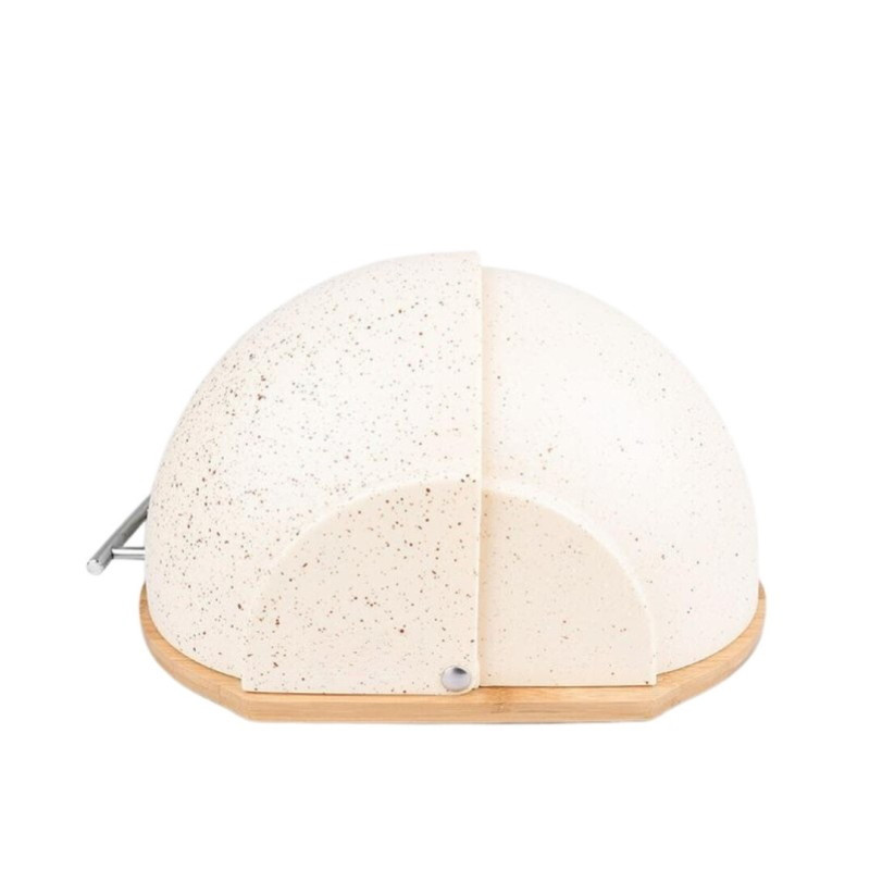 Cutie pentru paine cu placa de taiere Bohmann BH 7258W, 37x26x22 cm, Alb