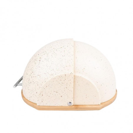 Cutie pentru paine cu placa de taiere Bohmann BH 7258W, 37x26x22 cm, Alb