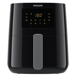 Friteuza cu aer cald Philips Airfryer Essential Collection compact digital, 4.1 L, 1400 W, Afisaj digital, 7 setari presetate, Negru