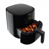 Friteuza cu aer cald Philips HD9280/70, 6.2L, 2000W, LED, 7 programe, Cu 90% mai putina grasime, Rapid Air, Negru
