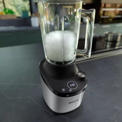 Blender Philips HR3760/00, 1500W, 2L, ProBlend Ultra, Viteza mare, Pulse, Aplicatie NutriU, Negru