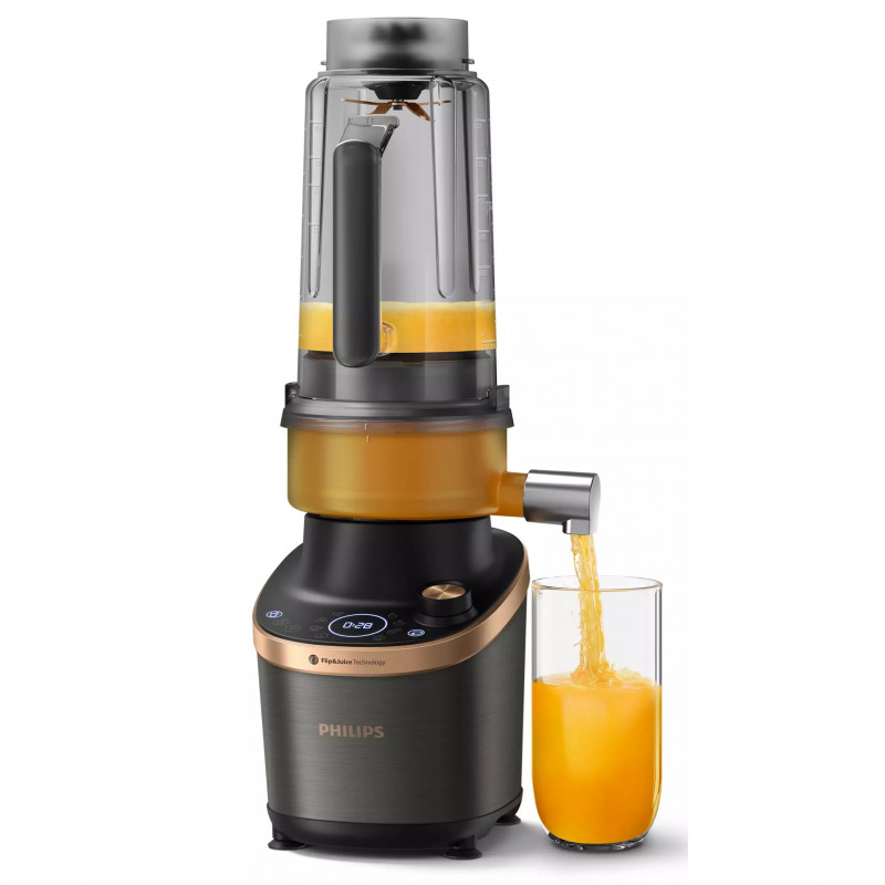 Blender Philips HR3770/00, 1500W, 2L, 12 viteze, Flip&Juice™, ProBlend Ultra, Viteza mare, Negru