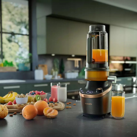 Blender Philips HR3770/00, 1500W, 2L, 12 viteze, Flip&Juice™, ProBlend Ultra, Viteza mare, Negru