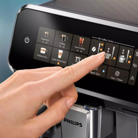 Espressor automat Philips EP3321/40, 230W, 1.8 L, AquaClean, Touchscreen, Negru