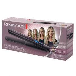 Placa pentru indreptat parul Remington S6505, 57W, 230°C, Oprire automata, Control temperatura, Advanced Ceramic Ultra, Mov