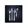 Set de tacаmuri pentru copii Royal van Kempen & Begeer CC004846-001, 4 buc, Design rotunjit, Inox