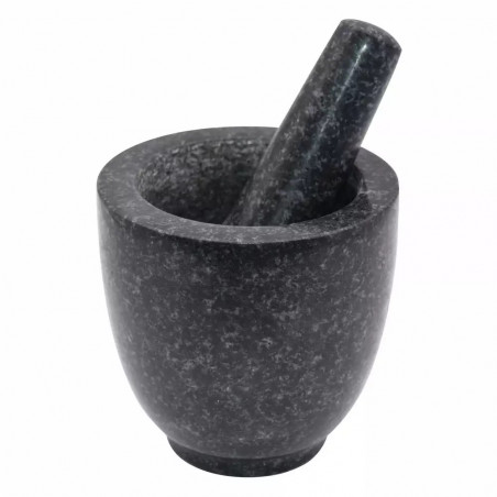 Mojar cu pistil din granit Kinghoff KH 1680, 12x12 cm, Gri