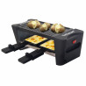 Plita raclette/grill Techwood TRD-2456, 450W, Acoperire antiaderenta, Manere reci, Termostat, Negru