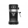 Espressor Crown CEM-1526, 1100W, 15 Bar, 1.2L, Functie abur/spumare lapte, Inox