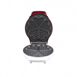 Aparat de facut vaffe / grofe Beper BT.603Y, 1000W, Acoperire antiaderenta, Indicatoare luminoase, Rosu