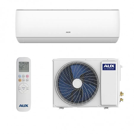 Aparat de aer conditionat Inverter AUX J-Smart ASW-H12C5C4/JOR3DI-B8, A++, Pana la 23 m2, WiFi, Autocuratare, Mod vacanta, Plasma rece, Alb