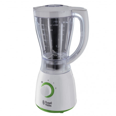 Blender Russell Hobbs 22250-56, 600W, 1.5L, Functie Puls, 2 viteze, Otel inoxidabil, Alb