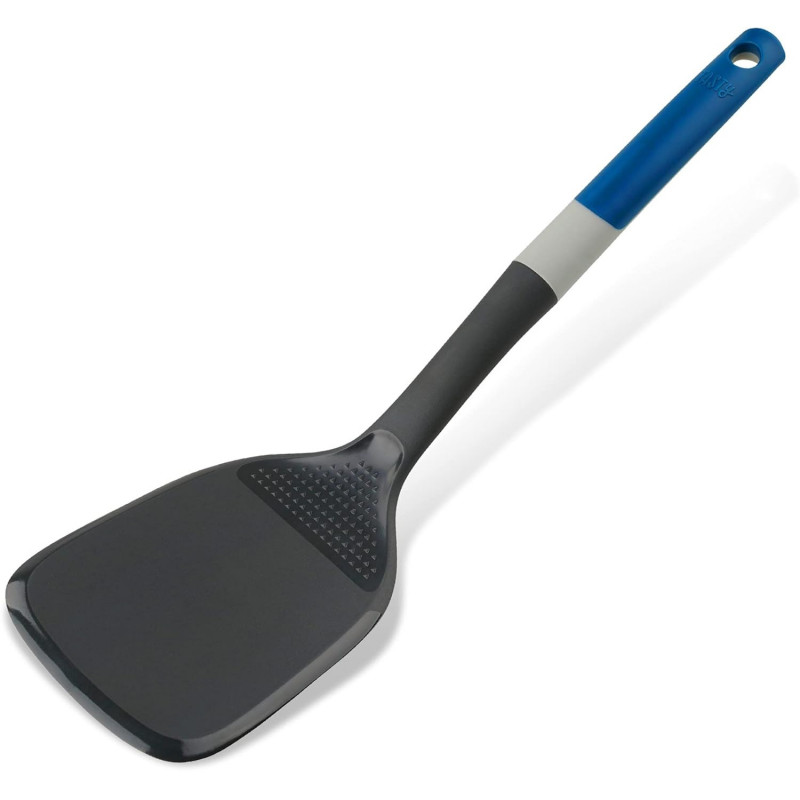 Spatula cu razatoare Tasty 678061, Maner din cauciuc, 34 cm, Plastic, Albastru