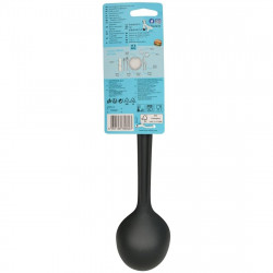 Lingura pentru servire cu gradatie Tasty 678062, Maner moale, 34 cm, Plastic, Albastru