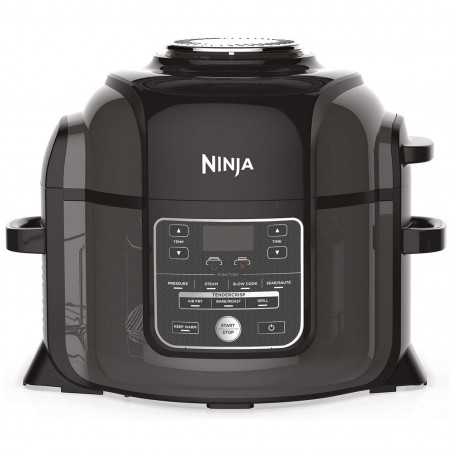 Multicooker Ninja OP300EU, 1460W, 6L, TenderCrisp, 7in1, fara BPA, Acoperire ceramica antiaderenta, Negru