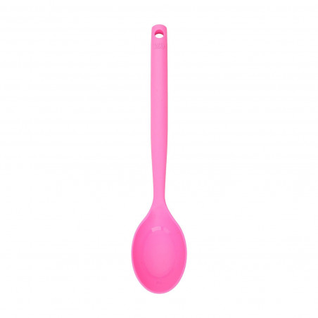 Lingura pentru servire cu gradatie Tasty 678201, Maner moale, 32,5 cm, Silicon, Roz