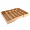 Organizator din bambus pentru tacamuri Kinghoff KH 1218, 52 x 31 x 5cm, Bambus