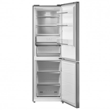 Frigider cu congelator Tesla RC3400FMX, 338 L, Clasa E, Total No Frost, Touch Display, Gri