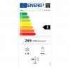 Frigider cu congelator Tesla RC3800FMX, 378L, Clasa E, Deschidere pаnа la 90°, Total No Frost, Ecran tactil, Inox
