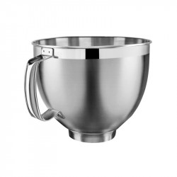 Mixer planetar Artisan Elegance KitchenAid 5KSM185PSEMS, 300W, 4,8 l, Direct drive, 10 viteze, Inox