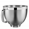 Mixer planetar Artisan Elegance KitchenAid 5KSM185PSEMS, 300W, 4,8 l, Direct drive, 10 viteze, Inox